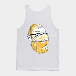 FUNNY ANTIVIRUS MASKED MAN Tank Top